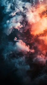 Color storms drift like quiet nebulae across shadowed space