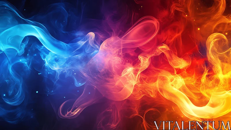 Dynamic Fluid Luminescence Transiting from Cool to Warm Spectrum