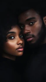 Intimate Connection: Two Hearts Close.