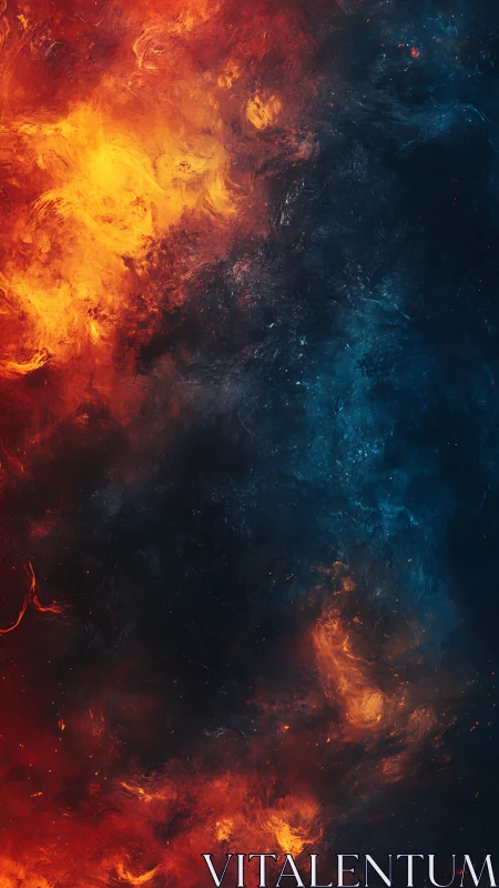 Fire and Ice: A Cosmic Dance of Opposing Forces.