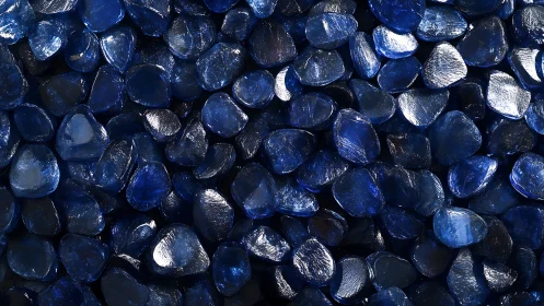 Midnight sapphires huddle close and whisper liquid light