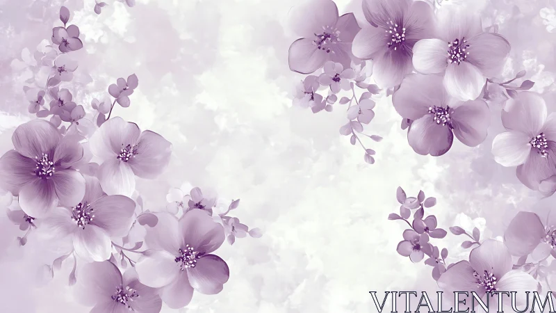 Lavender Blooms Dance Through Ethereal Clouds of Soft Light