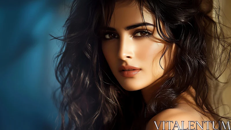 Stormlit gaze carves sunlight from deep cinematic shadows