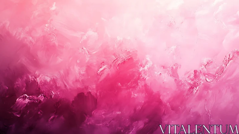 Pink abstract gradient shows textured brushstroke transitions