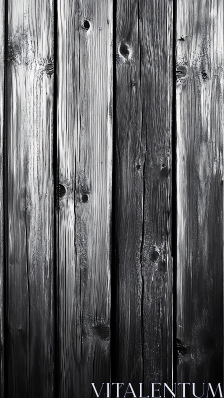 Monochrome timber wall where silver grain ripples softly.