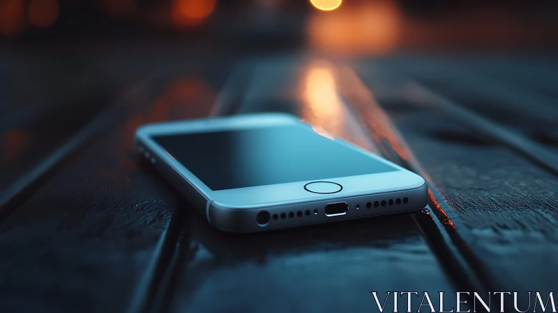 Glowing Phone Moments in Warm Ambient Light.