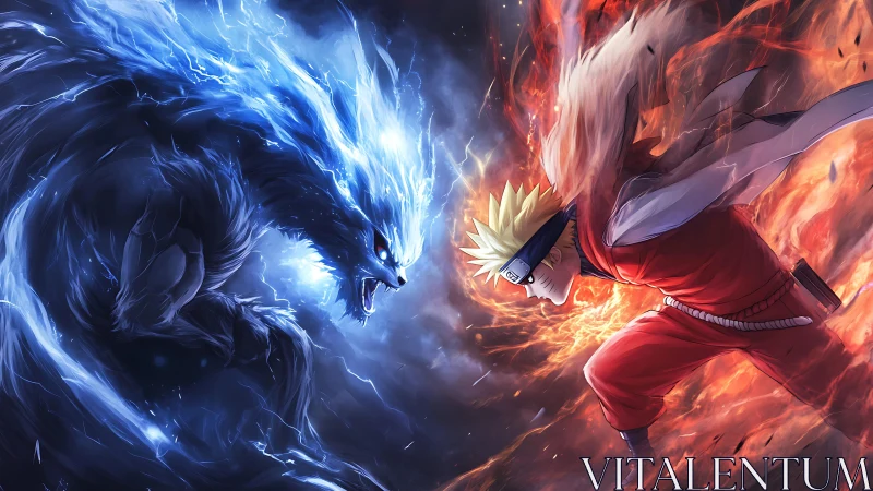 Plasma beast versus chakra sprinter in dual-element clash.