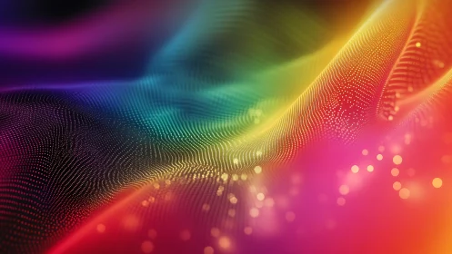 Parametric gradient wavefield visualizes dense luminous point cloud