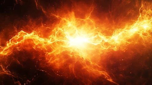 Explosive Burst of Golden Energy and Power