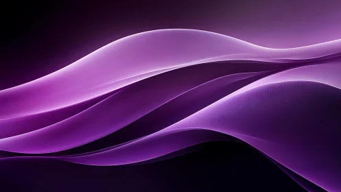 Soft violet waves drifting through a tranquil digital night.