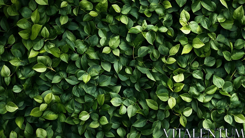 Gentle green leaf tapestry for calm, nature loving eyes.