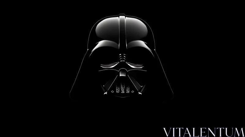 Chromed sci‑fi helmet rendered in high‑gloss minimalism