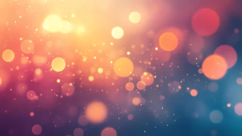 Soft Colorful Bokeh Light Background in Abstract Style.