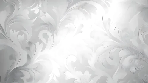 Gentle silver foliage curls into a soft, luminous daydream