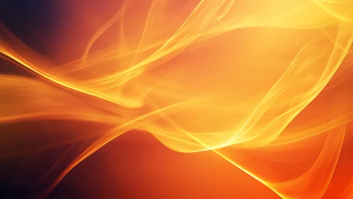 Luminescent Waves: Abstract Fire and Light Design.