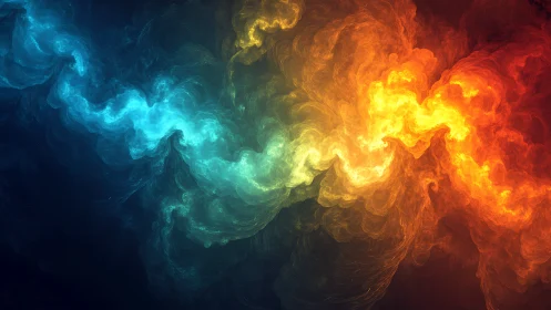 Twilight Collision: Where Inferno Dances With Frozen Starlight.