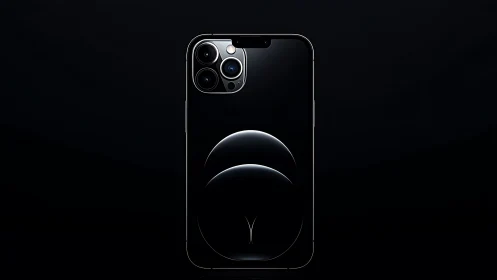 iPhone Pro's Nocturnal Whisper: Where Shadow Meets Steel.