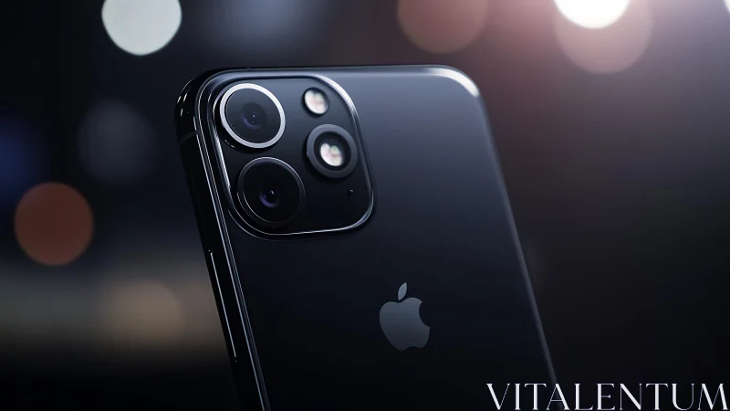 Smartphone rear camera assembly with multiple lenses.