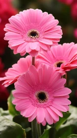 Radiant Gerbera Daisies in Pink Splendor.