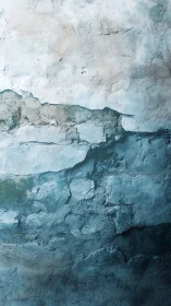 Weathered frost wall dreaming of distant ocean horizons.