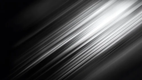 Monochrome diagonal light streaks in minimal abstract structure.
