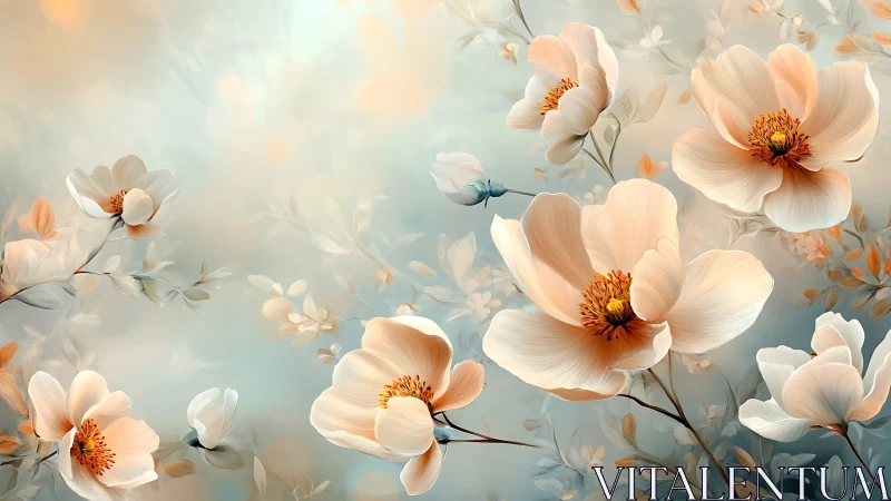 Soft Peonies Dance in Dreamy Blush Tones