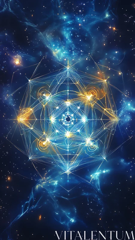 Stellar geometric lattice mapping quantum constellational symmetry.