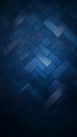 Midnight tiles quietly weave a luminous geometric maze