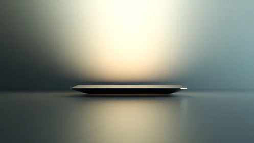 Minimalist Platform with Radiant Illumination Study.