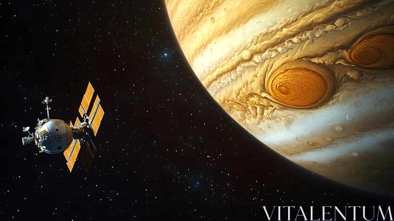 Solar-eyed probe drifts past Jupiter&rsquo;s roaring storms.