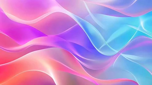 Layered translucent color waves in soft gradient motion.