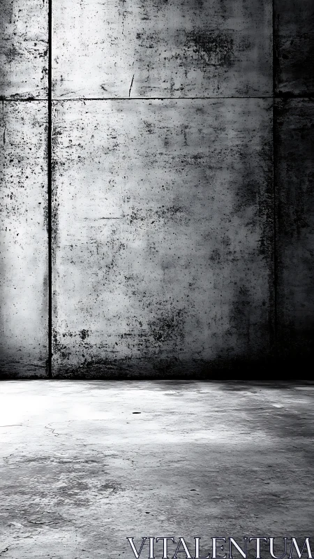 Quiet industrial wall bathed in soft, moody light.