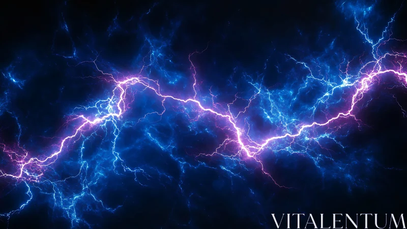 Neon storm current shreds the cosmic dark with electric fire.