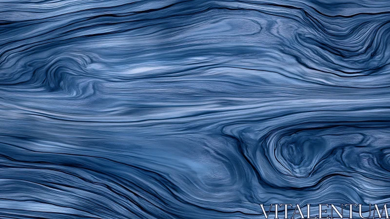 Hydrodynamic striated blue flow field with vortex structures.