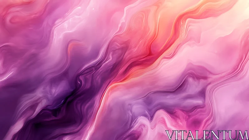 Layered magenta fluid gradients form swirling abstract color currents