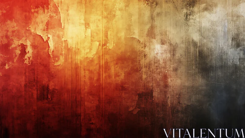 Grunge Abstract Texture with Warm and Cool Gradient Colors.