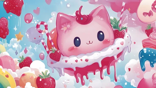 Strawberry Dreams in Pink Clouds.