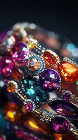 Jewel bright daydreams in a cascade of glowing color.