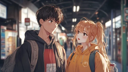 Soft morning light strings quiet courage between two friends