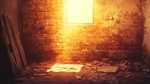 Warm Light Through Forgotten Spaces.
