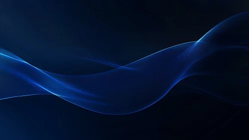 Midnight blue waveforms drifting through digital night.