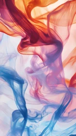 Colorful translucent waves swirl in soft abstract motion.