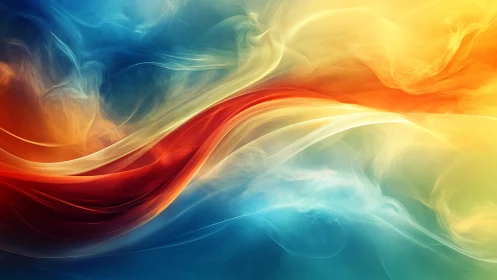 Chromatic fluid dynamics of intertwined spectral waveforms.