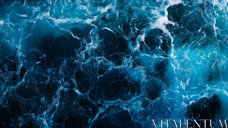 High-contrast aerial capture maps turbulent deep ocean surface