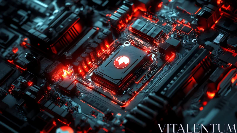 Neon circuit city pulsing with glowing digital energy.