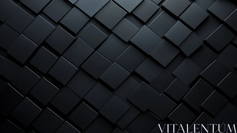 Midnight geometric tiles in a calm shifting pattern.