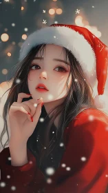 Snowlit gaze turns winter night into quiet holiday magic