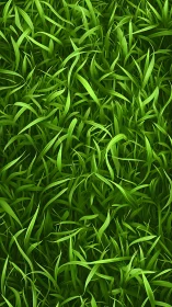 Dense grass canopy with layered blades and controlled directional lighting