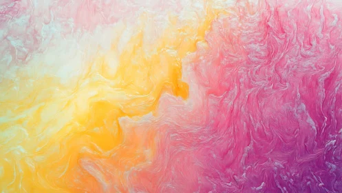 Swirling gradient abstract in yellow, orange and magenta tones.