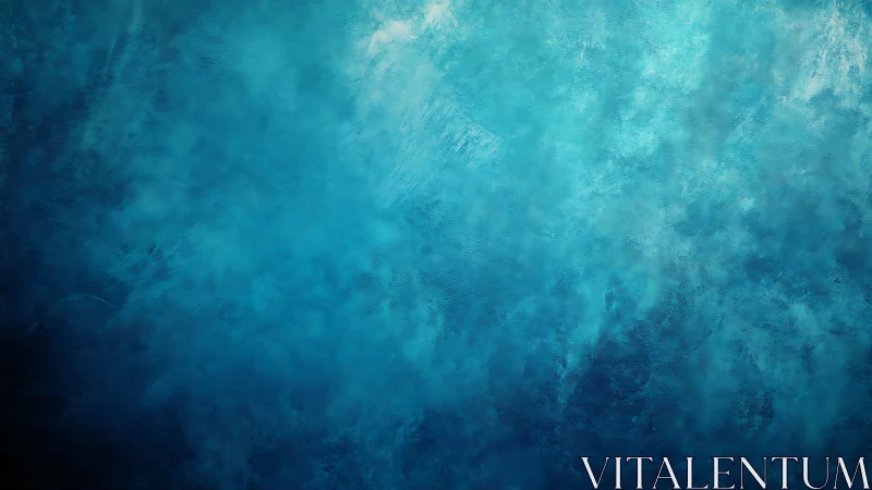 Whispers of the deep blue drift across an abstract sea. Period.